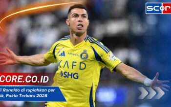 Gaji Ronaldo di rupiahkan per detik, Fakta Terbaru 2025