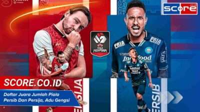 Jumlah Piala Persib Dan Persija