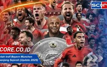 Jumlah trofi Bayern Munchen Sepanjang Sejarah (Update 2025)