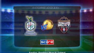 Prediksi Skor Daejeon Citizen vs Gimcheon Sangmu 18 Juni 2025