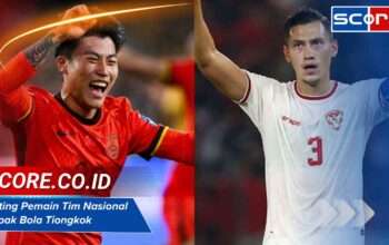 Rating Pemain Tim Nasional Sepak Bola Tiongkok vs Timnas Indonesia