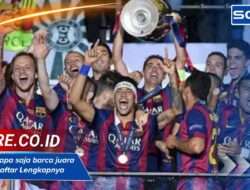 Tahun berapa saja barca juara UCL? Ini Daftar Lengkapnya