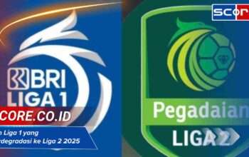Tim Liga 1 yang Terdegradasi ke Liga 2 2025, Siapa Saja?