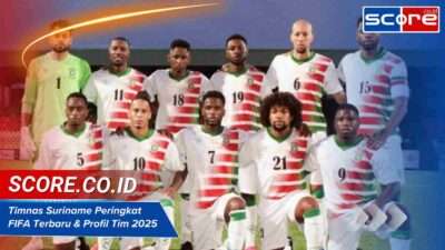 Timnas Suriname Peringkat FIFA 