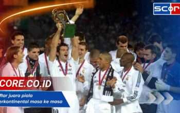 Daftar juara piala interkontinental dari masa ke masa