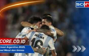 Formasi Argentina 2025, taktik Lionel Messi dan timnas