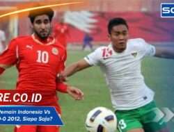 Susunan Pemain Indonesia Vs Bahrain 10-0 2012, Siapa Saja?
