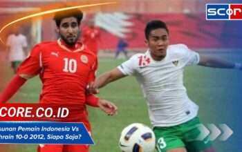Susunan Pemain Indonesia Vs Bahrain 10-0 2012, Siapa Saja?