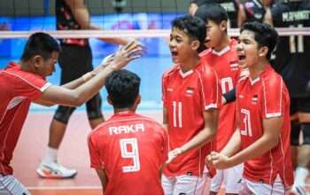 Kejuaraan Voli Asia U-16, Indonesia Kalahkan Thailand Sang Tuan Rumah