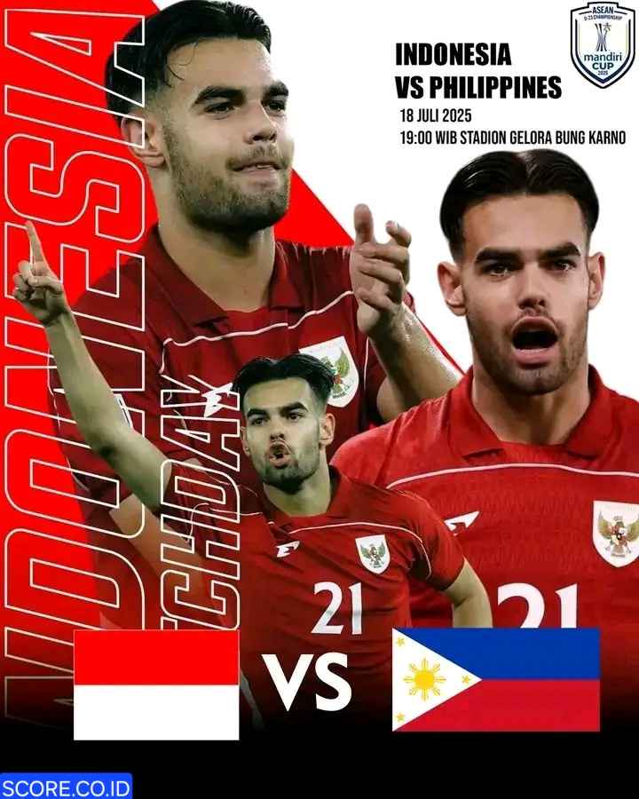 Prediksi Skor Indonesia U23 vs Filipina U23 18 Juli Jam 8 Malam