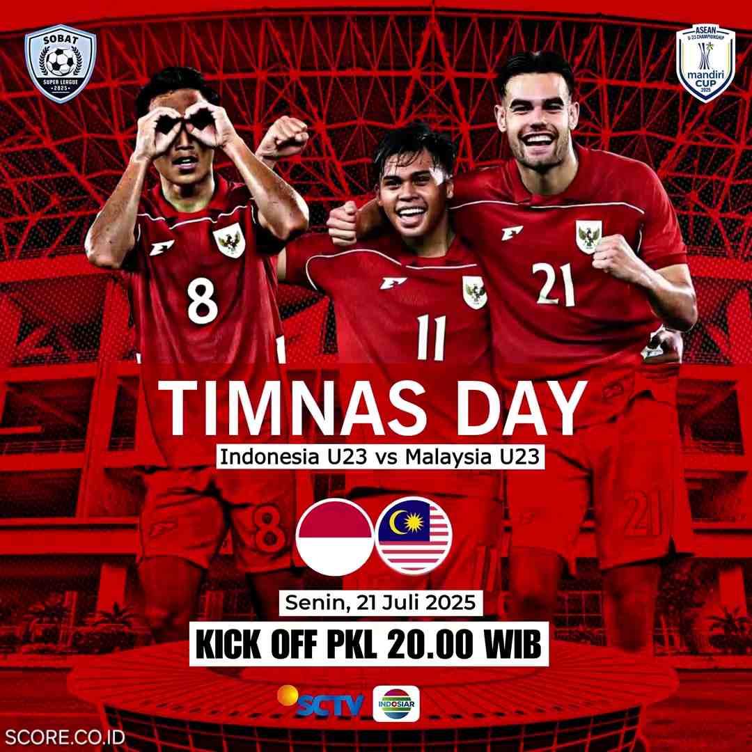Prediksi Skor Indonesia vs Malaysia U23 di Piala AFF 2025 Hari Ini Jam 7 Malam