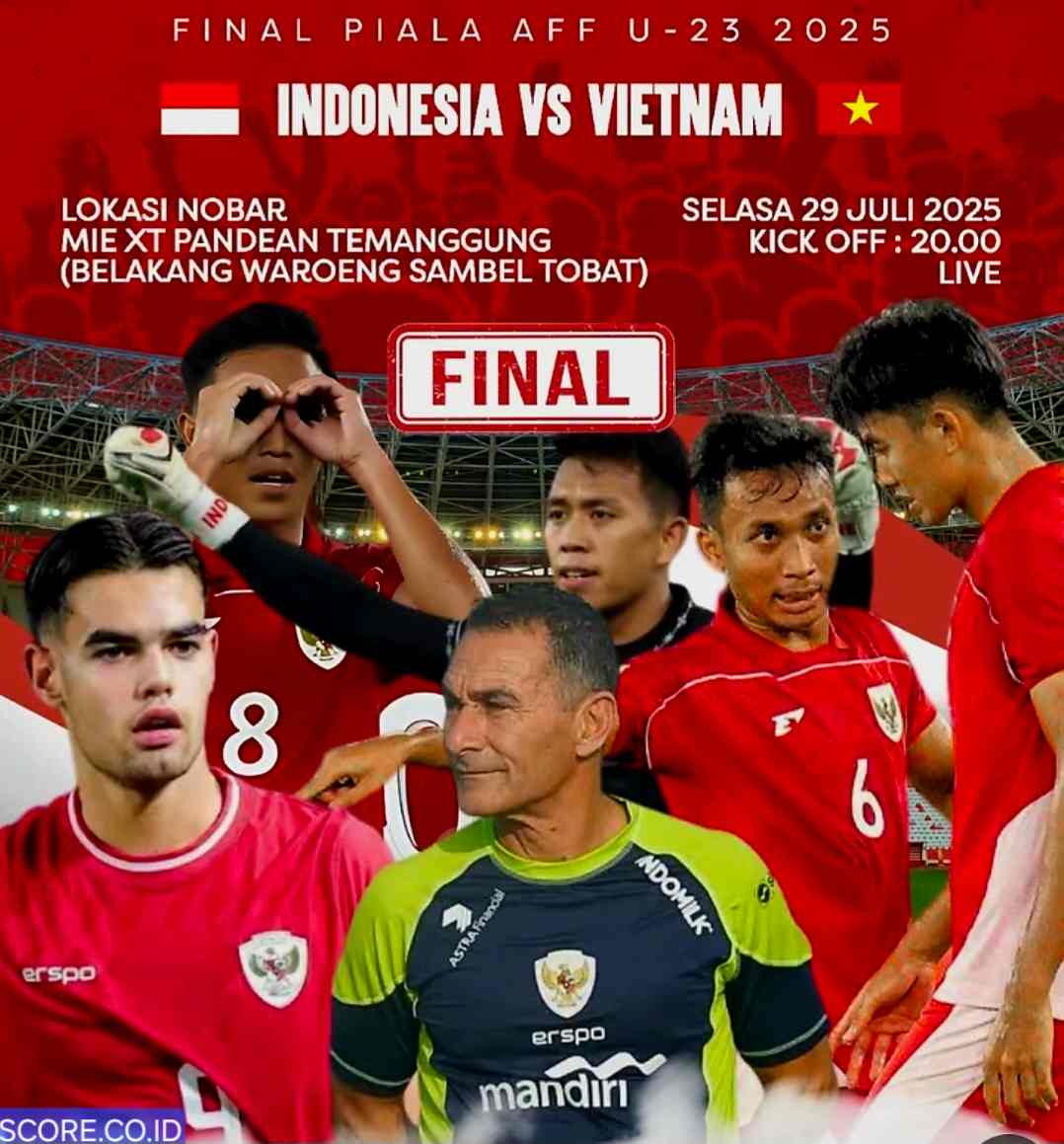 Prediksi Skor Indonesia vs Vietnam di Final Piala AFF U23 2025