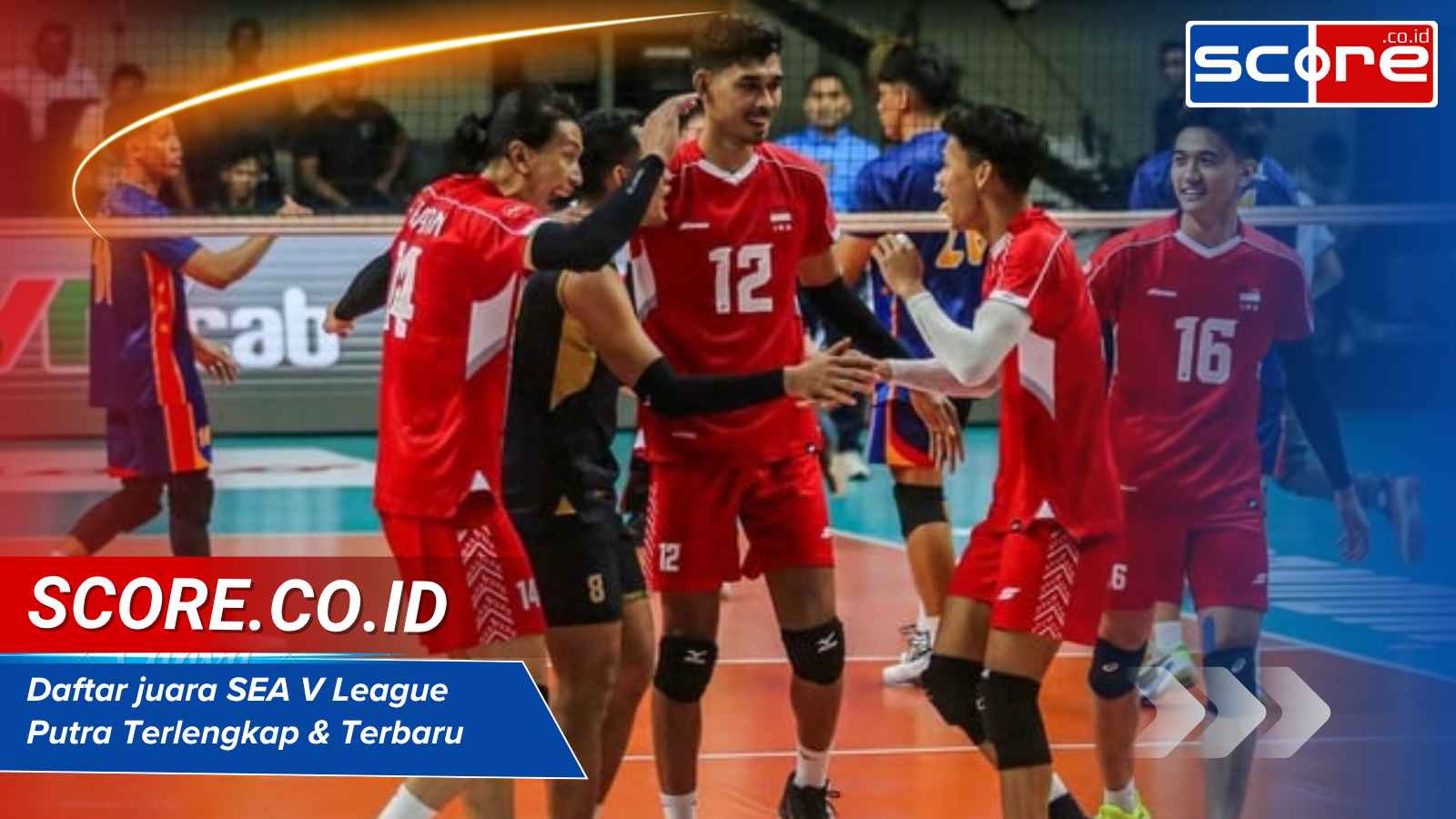 Daftar juara SEA V League Putra