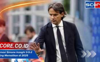 Formasi Simone Inzaghi 3-5-2 Paling Mematikan di 2025