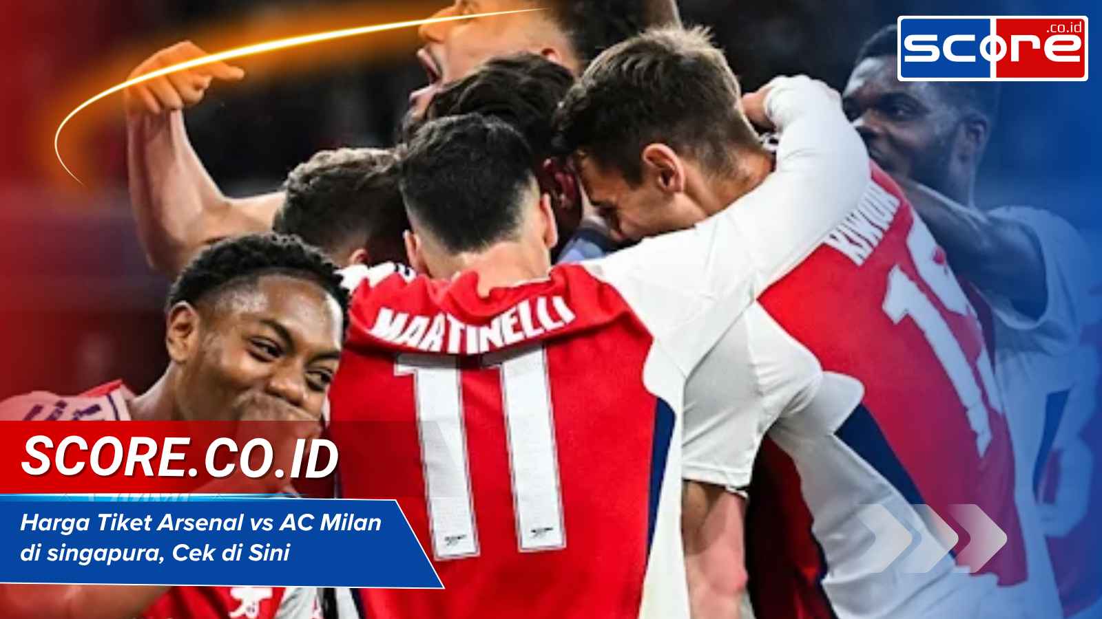 harga tiket arsenal vs ac milan