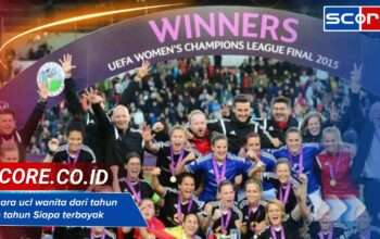 Juara ucl wanita dari tahun ke tahun Siapa terbayak