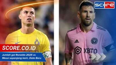 Jumlah gol Ronaldo 2025 vs Messi sepanjang karir, Data Baru