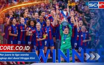Daftar juara la liga wanita Lengkap dari Awal Hingga Kini