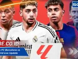 Klasemen FC Barcelona vs Real Madrid Live Updat 2025