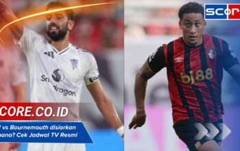 MU vs Bournemouth disiarkan dimana? Cek Jadwal TV Resmi