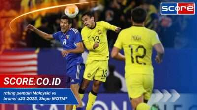 Rating pemain Malaysia vs brunei