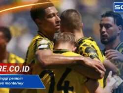 Rating tertinggi pemain dortmund vs monterrey, siapa MOTM ?