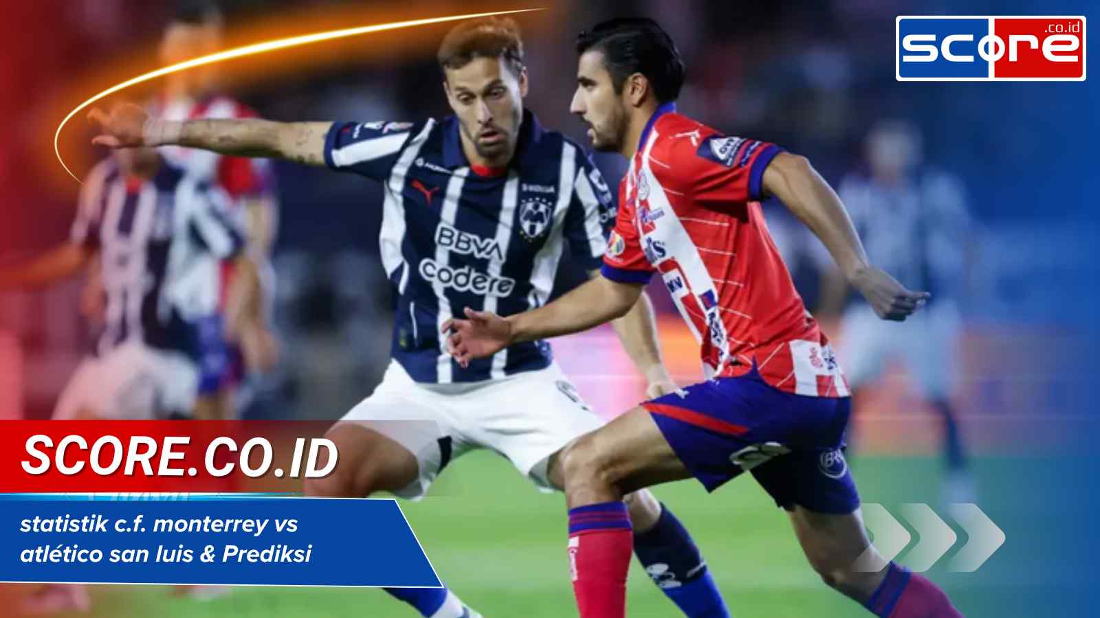 statistik c.f. monterrey vs atlético san luis