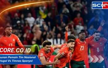 Susunan Pemain Tim Nasional Sepak Bola Portugal Vs Timnas Spanyol