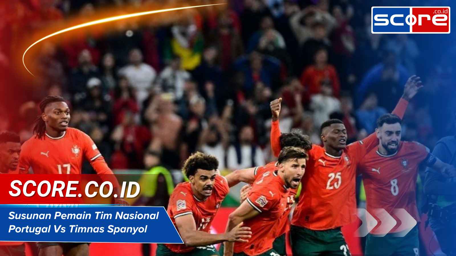 Susunan Pemain Tim Nasional Sepak Bola Portugal Vs Timnas Spanyol