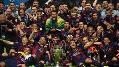 jumlah trofi UCL Barcelona