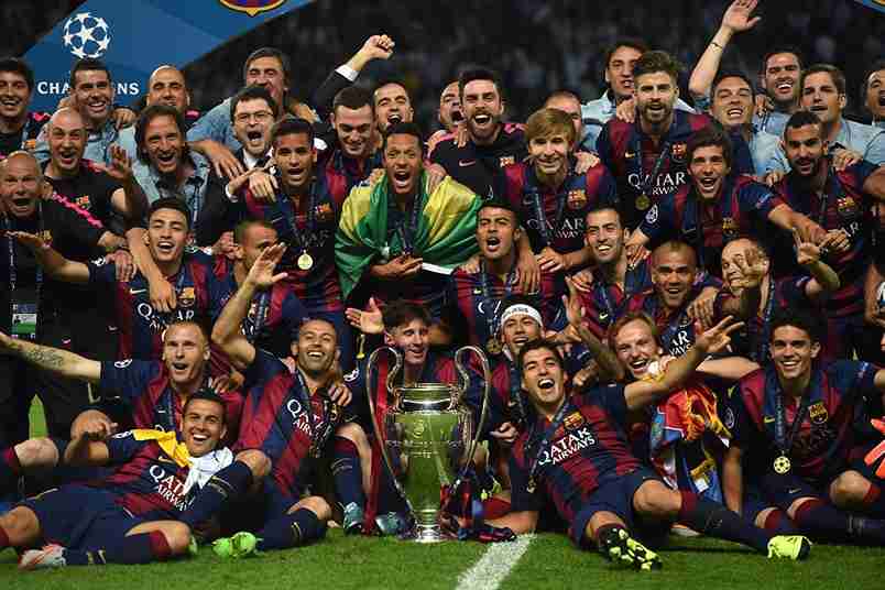 jumlah trofi UCL Barcelona