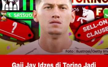 Gaji Jay Idzes di Torino Jadi Transfer Bersejarah di Timnas Indonesia