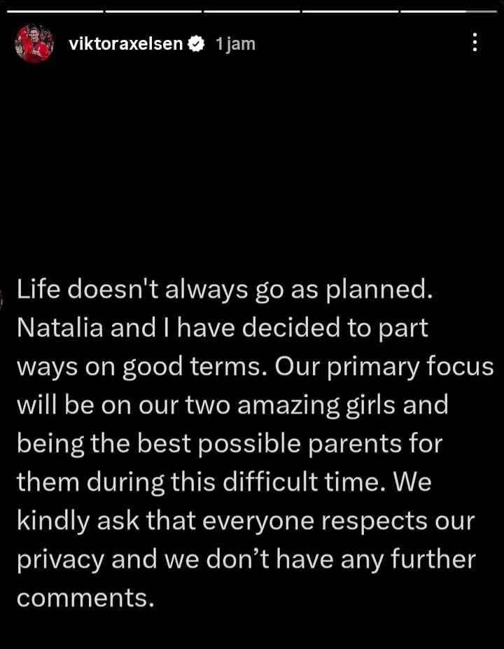Terkuak! Penyebab Axelsen Cerai Ternyata Karena Hal Ini Penyebab Axelsen Cerai Karena Hal Ini, Berikut Isi Cuitannya
