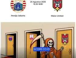 Prediksi Skor Persija vs Malut United: Pekan 3 Super League, 23 Agustus 2025