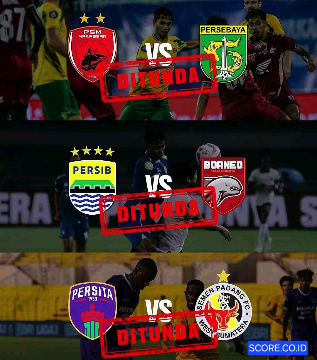 3 Laga Ditunda Karena Demo, 2 Tiket Aman