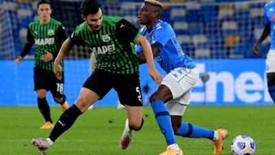 Prediksi Skor Sassuolo vs Napoli Liga Italia Seria A, 23 Agustus 2025 Pukul 23.30 WIB