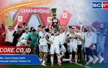 Daftar Juara Coppa Italia Terbanyak Update Terbaru Musim Ini