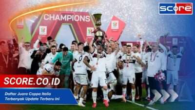 daftar juara coppa italia terbanyak