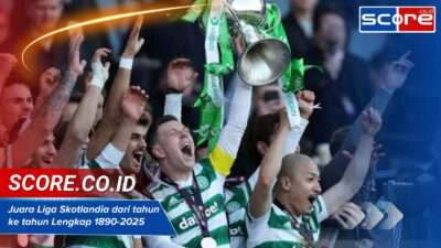 Juara Liga Skotlandia dari tahun ke tahun