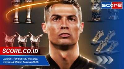 Jumlah Trofi Individu Ronaldo, Termasuk Rekor Terbaru 2025