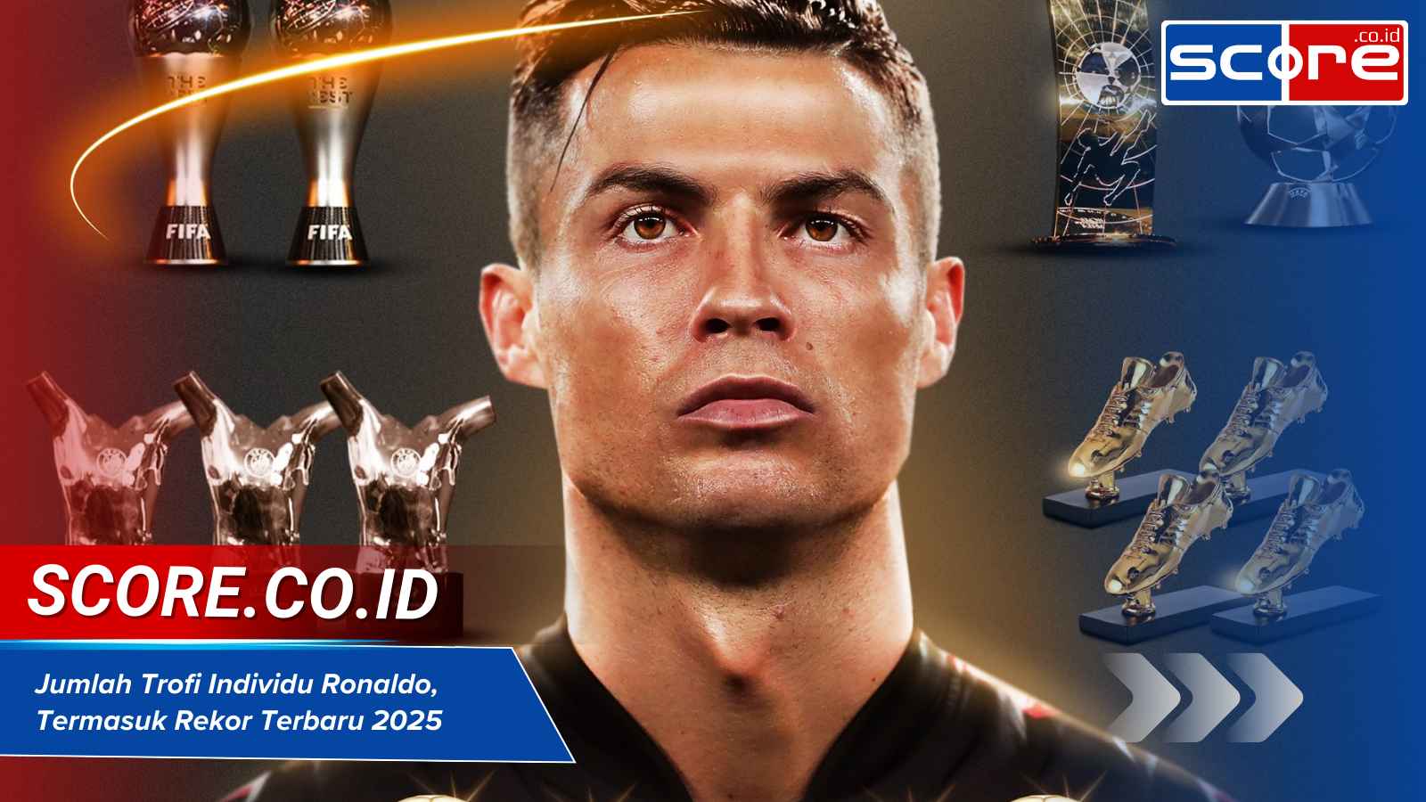 Jumlah Trofi Individu Ronaldo
