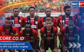 Klub Indonesia yang pernah juara AFC Cup, Daftar Lengkap