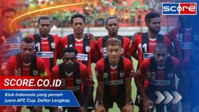 Klub Indonesia yang pernah juara AFC Cup, Daftar Lengkap