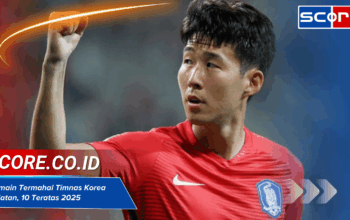 Pemain Termahal Timnas Korea Selatan, 10 Teratas 2025