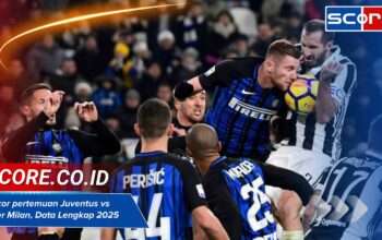 Rekor pertemuan Juventus vs Inter Milan, Data Lengkap 2025
