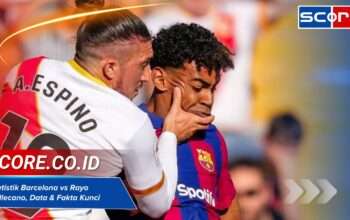 Statistik Barcelona vs Rayo Vallecano, Data & Fakta Kunci