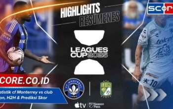 Statistik cf Monterrey vs club Leon, H2H & Prediksi Skor