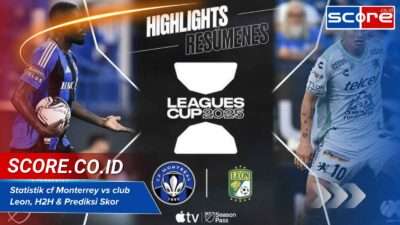 Statistik cf Monterrey vs club Leon