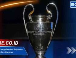 Final Liga Champion dari Tahun ke Tahun & Daftar Juaranya