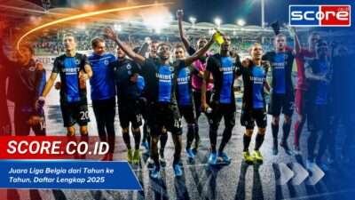 juara liga belgia dari tahun ke tahun